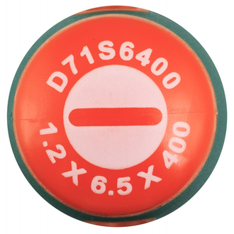 D71S6400 Отвертка стержневая шлицевая ANTI-SLIP GRIP, SL6.5х400 мм