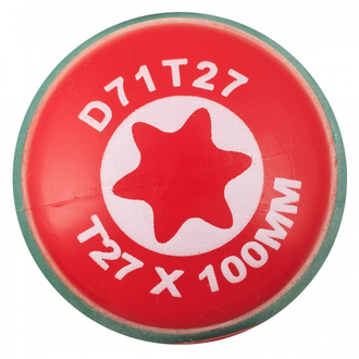 D71T27 Отвертка стержневая TORX® ANTI-SLIP GRIP, T27х100