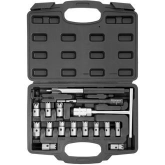 DICS17 Набор для восстановления посадочных отверстий дизельных форсунок, 17 предметов