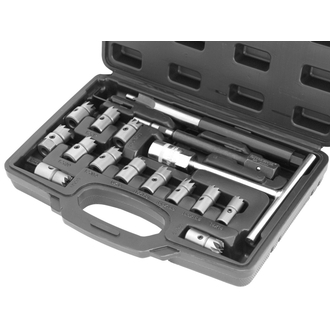 DICS17 Набор для восстановления посадочных отверстий дизельных форсунок, 17 предметов