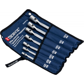 DSWS7TB Набор ключей гаечных карданных в сумке, 6-19 мм, 7 предметов