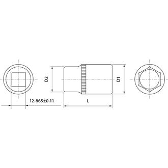 FS01209 Головка торцевая 1/2