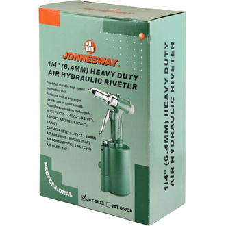 JAT-6673 Заклепочник гидропневматический композитный, 2.4 - 6.4 мм