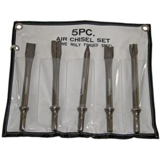 JAZ-3945H Комплект насадок длинных для пневматического молотка (JAH-6832/6833/H), 5 предметов