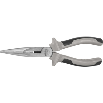 LNP0180 (LPN0180) Длинногубцы прямые с духкомпонентными рукоятками, 180 мм