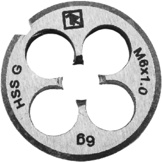 MD101 Плашка D-COMBO круглая ручная М10х1.0, HSS, Ф30х11 мм