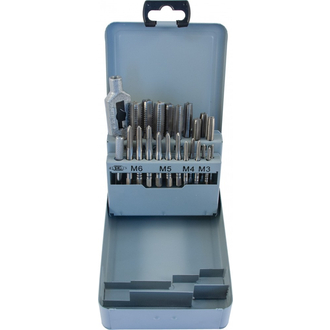 MTS22 Набор метчиков T-COMBO трехпроходных ручных универсальных М3-М12, HSS-G, 22 предмета