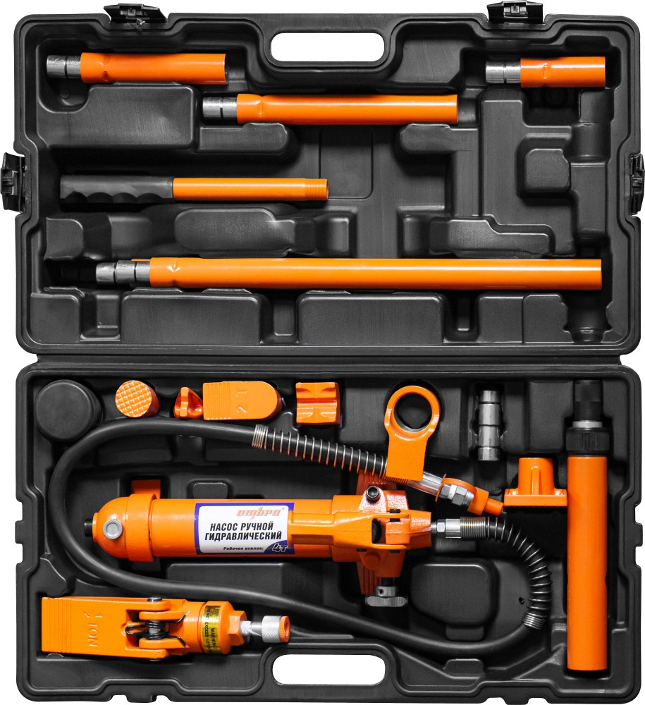 OHT948V Набор гидравлического инструмента для кузовного ремонта 4 т 18 предметов