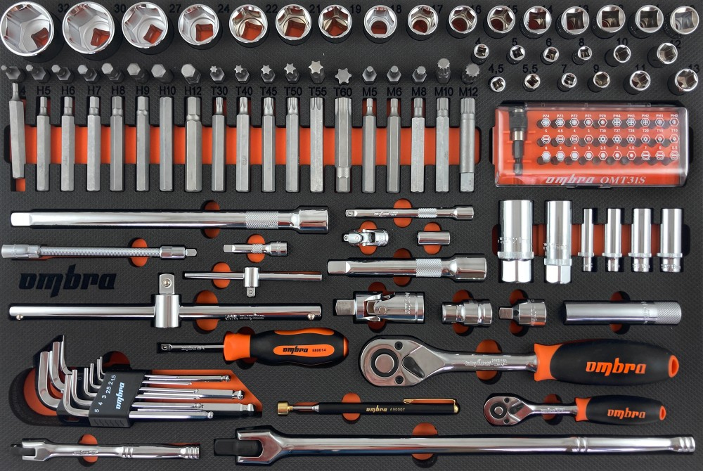 OMT131STE Набор головок торцевых 1/4