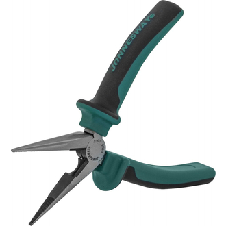 P1116 Длинногубцы прямые с двухкомпонентными рукоятками, 160 мм