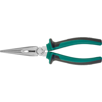 P1118 Длинногубцы прямые с двухкомпонентными рукоятками, 200 мм