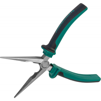 P1118 Длинногубцы прямые с двухкомпонентными рукоятками, 200 мм