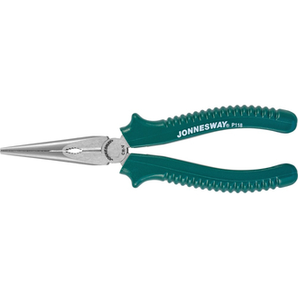 P118 Длинногубцы прямые, многофункциональные, с полимерными рукоятками, 200 мм