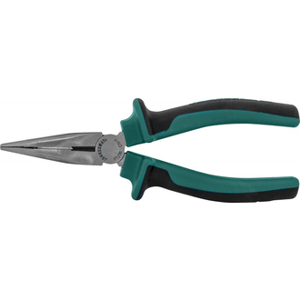 P1218 Длинногубцы изогнутые 45 с двухкомпонентными рукоятками, 200 мм