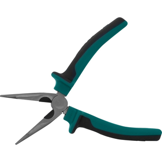 P1218 Длинногубцы изогнутые 45 с двухкомпонентными рукоятками, 200 мм