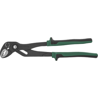 P28212 Клещи переставные с реечной регулировкой, коробчатым захватом и двухкомпонентными рукоятками, 300 мм, 0-46 мм