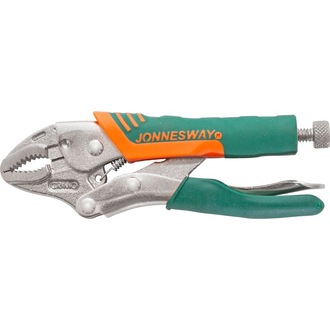 P32M05C Зажим ручной с фиксацией и прорезиненными рукоятками, трубный захват, 125 мм, 0-28 мм