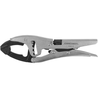 P52C10 Зажим ручной переставной с шарнирной губкой и трубным захватом, 250 мм, 0-80 мм