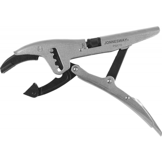 P52C10 Зажим ручной переставной с шарнирной губкой и трубным захватом, 250 мм, 0-80 мм