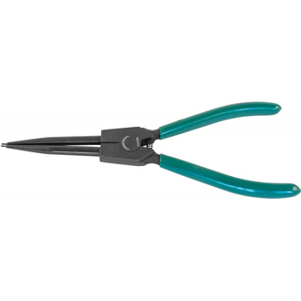 P9508B Щипцы прямые для стопорных колец удлиненные с ПВХ рукоятками, разжим, 215 мм, 10-32 мм