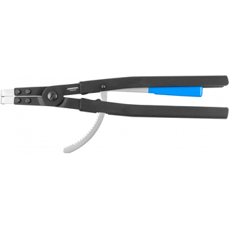 P9920B Щипцы загнутые 90° с фиксатором для стопорных колец, сжим, 165-300 мм, 4.5-5.5 мм, 500 мм
