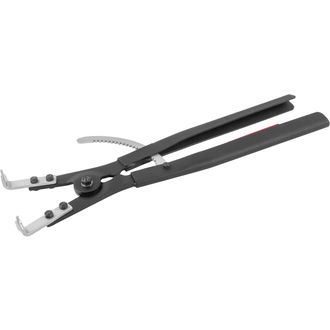 P9920D Щипцы загнутые 90° с фиксатором для стопорных колец, разжим, 165-300 мм, 4.5-5.5 мм, 500 мм