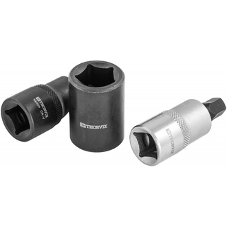 PBCSS3 Набор головок торцевых и насадки со вставкой-битой с пятигранным профилем для обслуживания тормозных механизмов 1/2