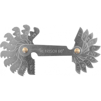 PG20S Набор резьбовых шаблонов для наружных резьб, 20 предметов