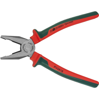 PV0818 Пассатижи диэлектрические с двухкомпонентными рукоятками, 200 мм