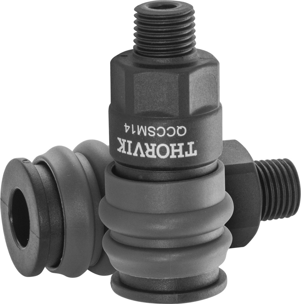 QCCSM14 Муфта БРС европейского типа с наружней резьбовой частью BSPT 1/4