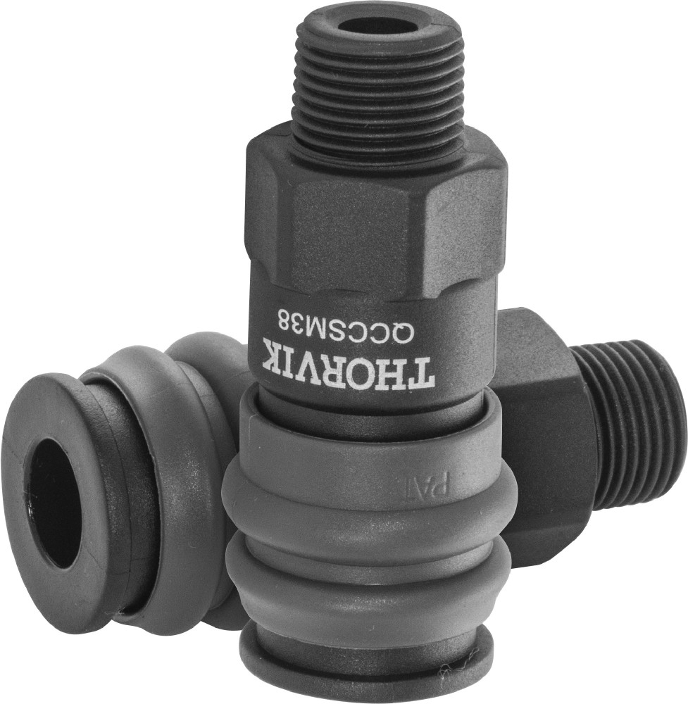 QCCSM38 Муфта БРС европейского типа с наружней резьбовой частью BSPT 3/8