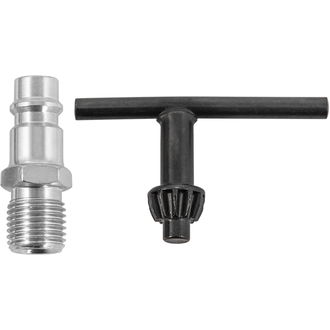 RAD1018 Дрель пневматическая с реверсом 1800 об/мин., патрон 1-10 мм