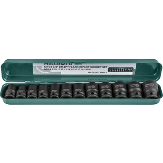 S03A3112S Набор головок торцевых ударных 3/8