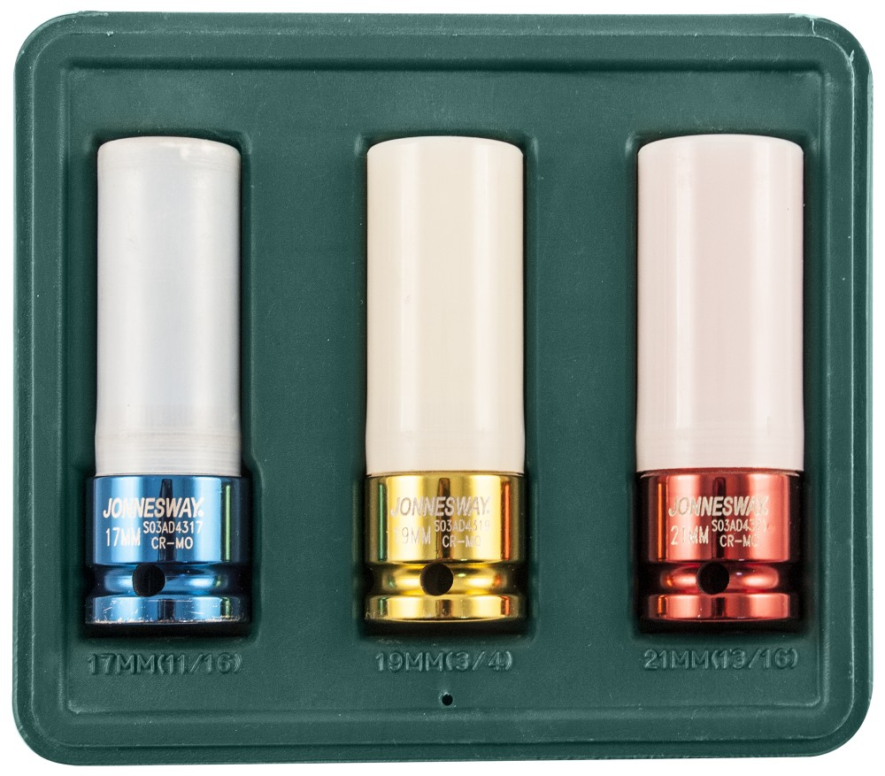 S03AD4303S Набор головок торцевых ударных глубоких 1/2