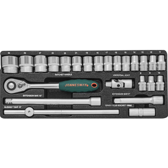 S04H4724S Набор головок торцевых 1/2