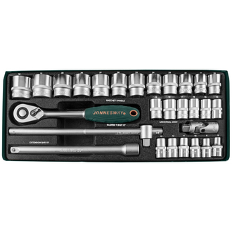 S04H4728S Набор головок торцевых 1/2