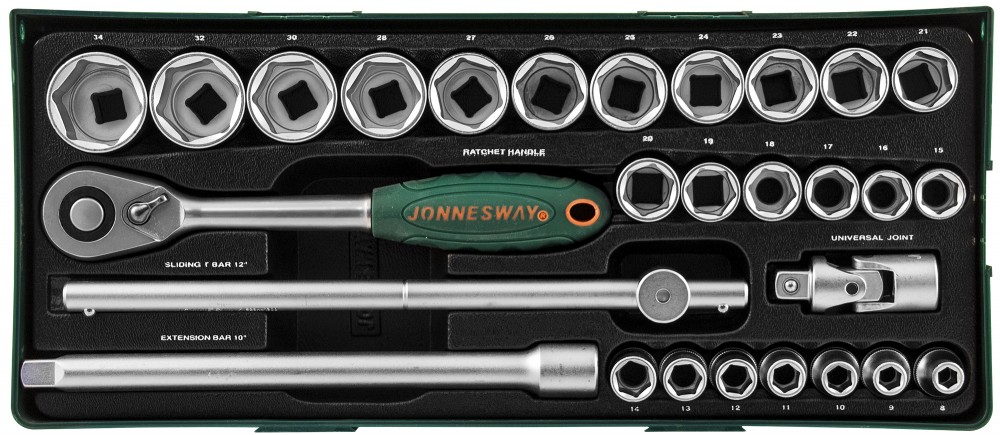 S04H4728SP Набор головок торцевых 1/2