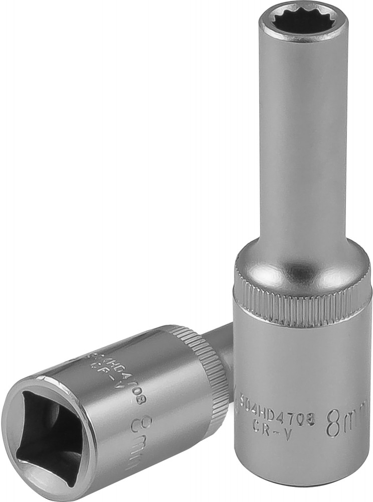 S04HD4708 Головка торцевая глубокая 12-гранная 1/2