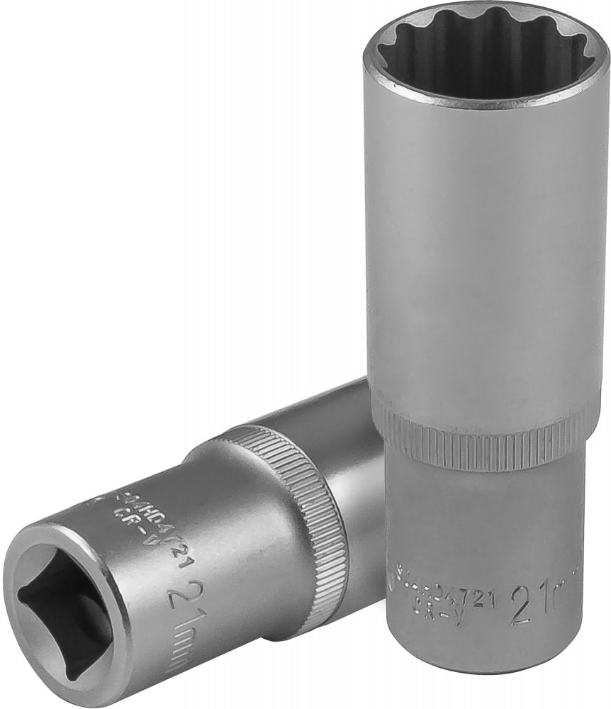 S04HD4721 Головка торцевая глубокая 12-гранная 1/2