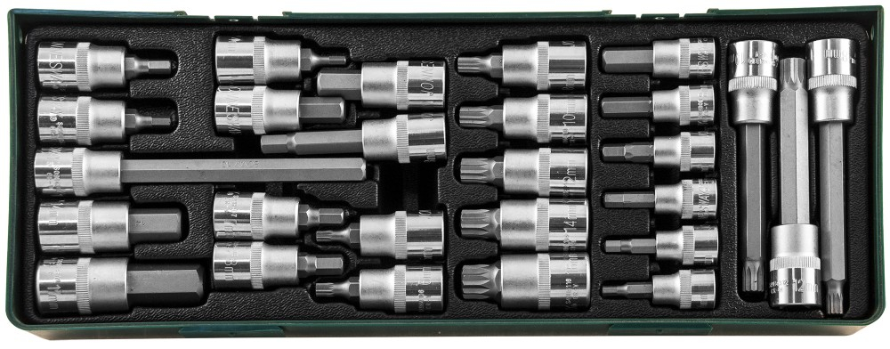 S06H427SP Набор насадок торцевых 3/8