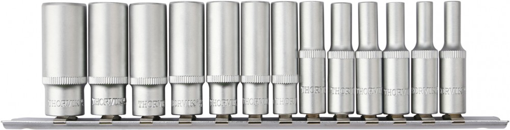 S11S2213SM Набор головок торцевых глубоких 12-гранных 1/4