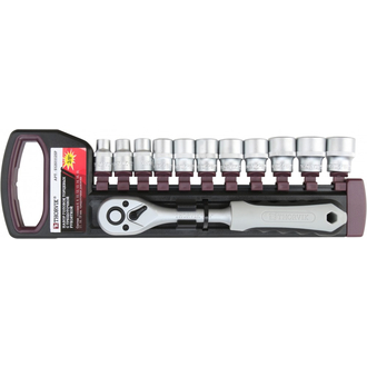 S12S1112SP Набор головок торцевых с трещоточной рукояткой 3/8