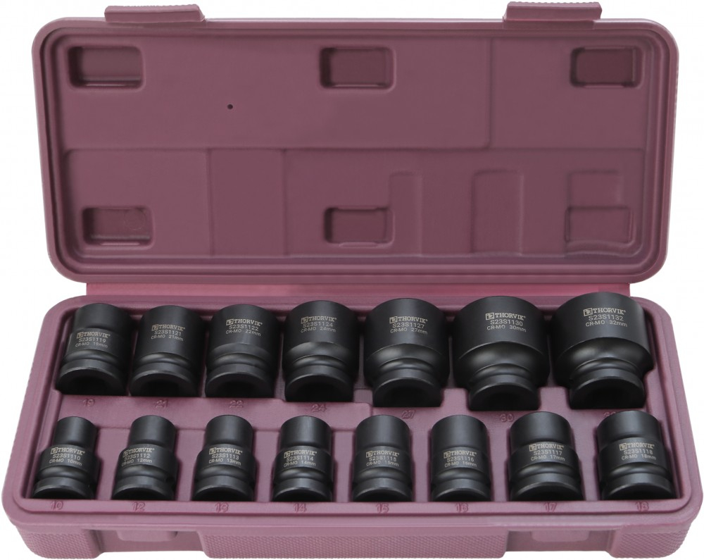 S23S1115S Набор головок торцевых ударных 1/2