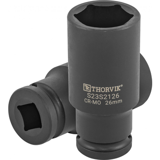 S23S2126 Головка торцевая ударная глубокая 1/2