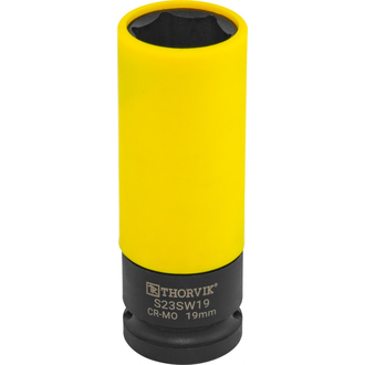 S23SW19 Головка торцевая ударная удлиненная тонкостенная 1/2