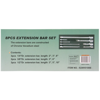 S24H5108S Набор удлинителей 1/4