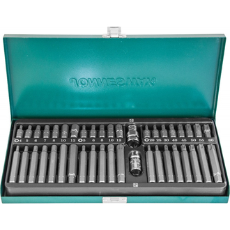 S29H4142SM Набор вставок-бит 10 мм DR с переходниками, 42 предмета