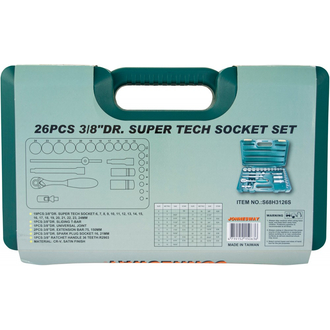 S68H3126S Набор головок торцевых 3/8
