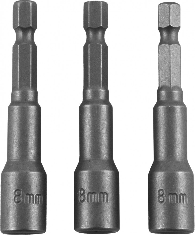 SH11SM118S3 Набор насадок торцевых 8 мм с магнитной вставкой для механизированного инструмента HDR 1/4