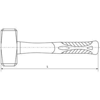 SLSHP5 Кувалда с фиберглассовой рукояткой 5 кг